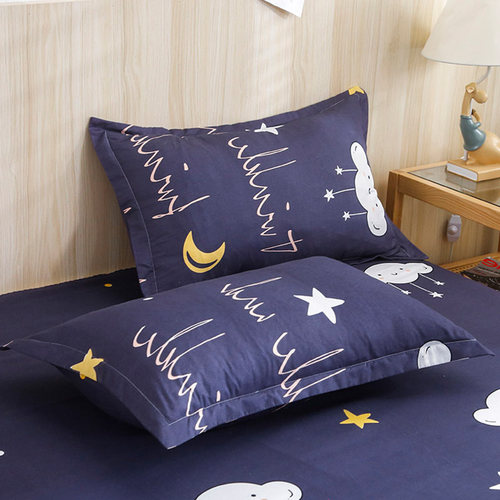 ins枕套一对装夏季单个48x74cm家用单人儿童枕芯枕头套非纯棉全棉 - 图2