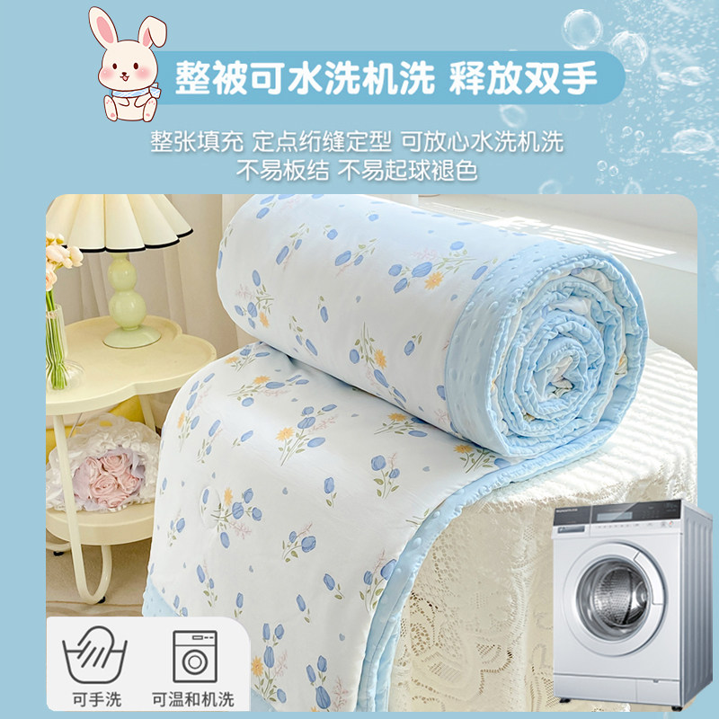 2025新款夏凉被空调被四季通用单人被子被芯可机洗豆豆夏被儿童薄,淘宝优惠券,粉丝福利购,淘宝优惠卷