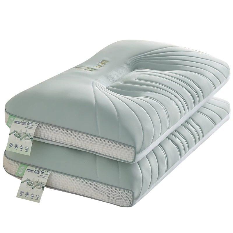 夏季泰国天然乳胶枕头护颈椎助睡眠专用一对装凉感枕芯家用整头男,淘宝优惠券,粉丝福利购,淘宝优惠卷