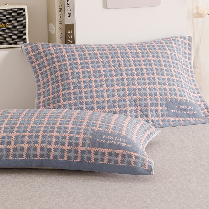 纯棉纱布枕巾一对装2026新款加厚全棉枕头垫巾防头油成人加大盖巾,淘宝优惠券,粉丝福利购,淘宝优惠卷