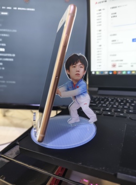 莎头组合孙颖莎王楚钦亚克力立绘桌面摆件手机支架明星周边摆件