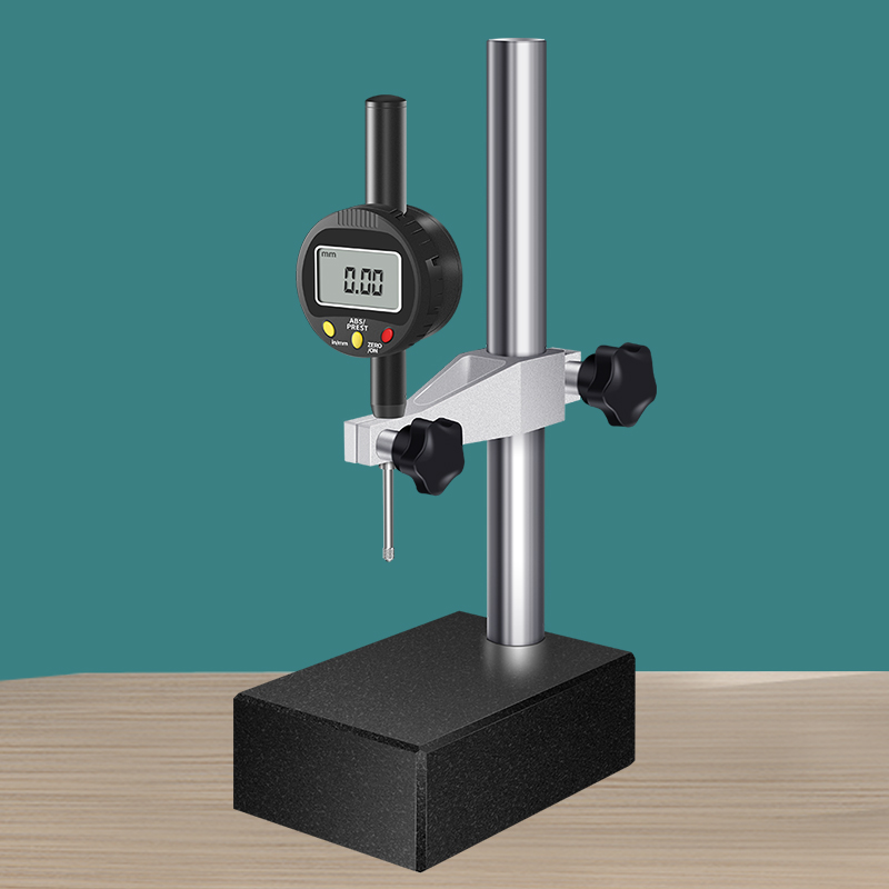 千分表高度计数显高度规深度大理石测量座高度尺测量仪百分表支架-图0