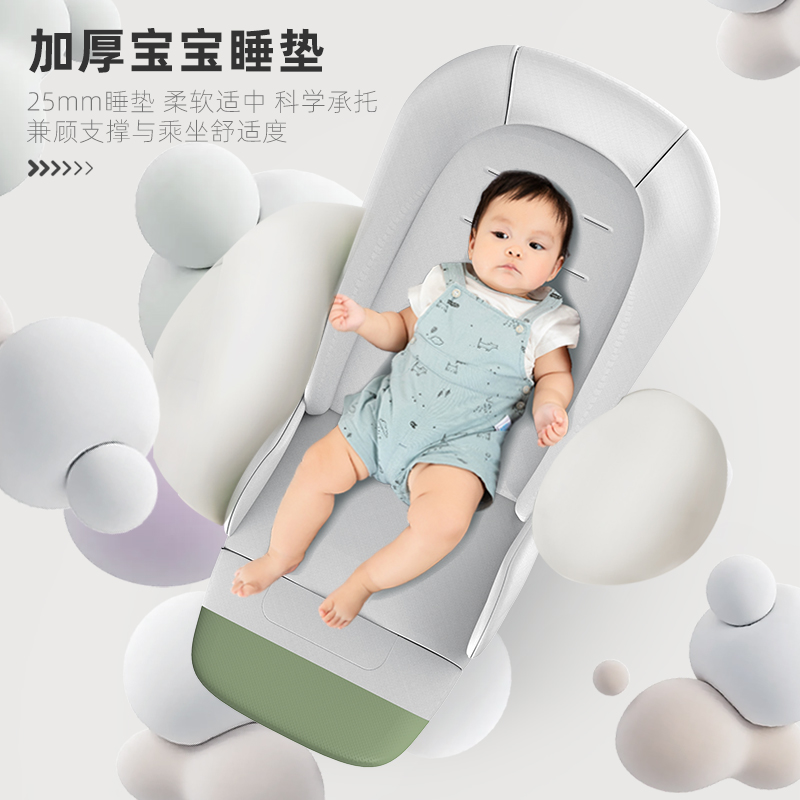 Baby stroller Portable folding baby stroller宝宝推车婴儿车 - 图3