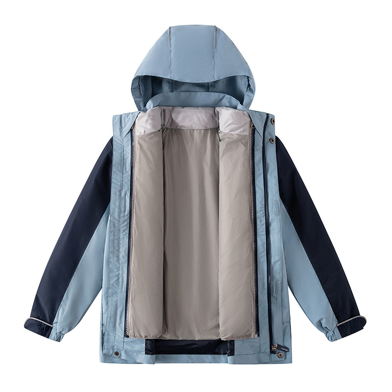 儿童校服英伦学院风学生冬季脱卸外套羽绒棉内胆两件套灰色内胆,淘宝优惠券,粉丝福利购,淘宝优惠卷