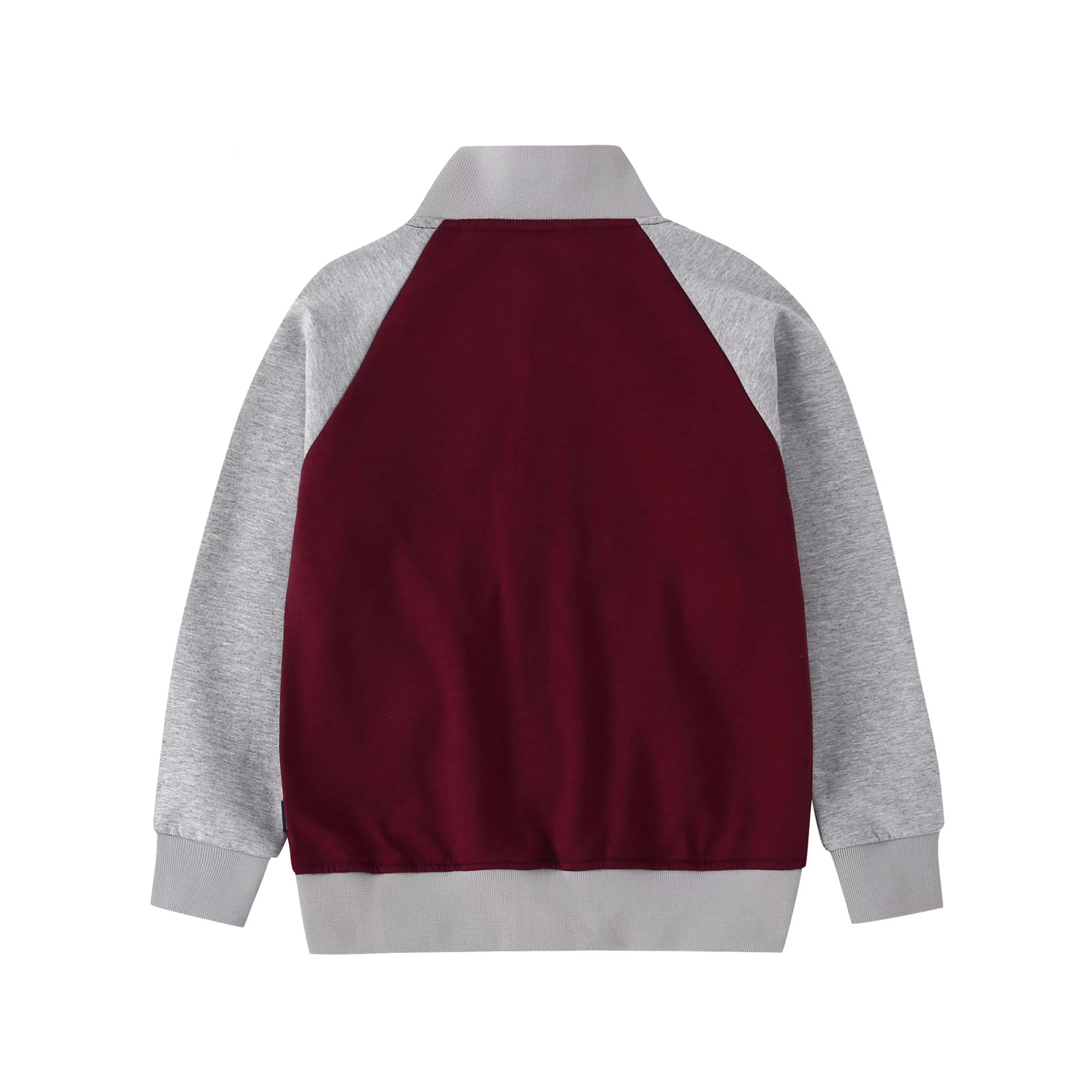 初高中学生枣红间浅灰拉链校服棒球服套装校服订购 棠东小学款式,淘宝优惠券,粉丝福利购,淘宝优惠卷