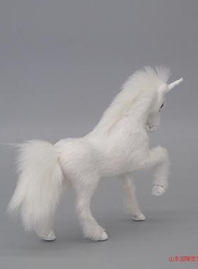 动物摄影道具独角兽标本橱窗摆件