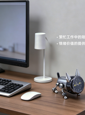 工业风机械小狗 复古表头金属摆件 朋克风创意 男生礼物桌面装饰