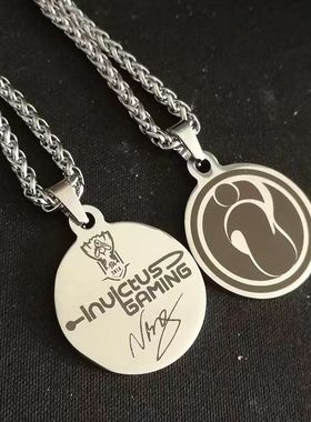 ig男女通用不锈钢项链吊坠