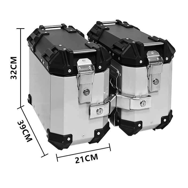 AYAY摩托车25L边箱摩托车16L电动车三箱边箱边箱侧边箱通用两侧箱 - 图1
