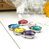 Специальная продажа скоростной стеклянной капля алмаза бурить серебряное дно -Огни.