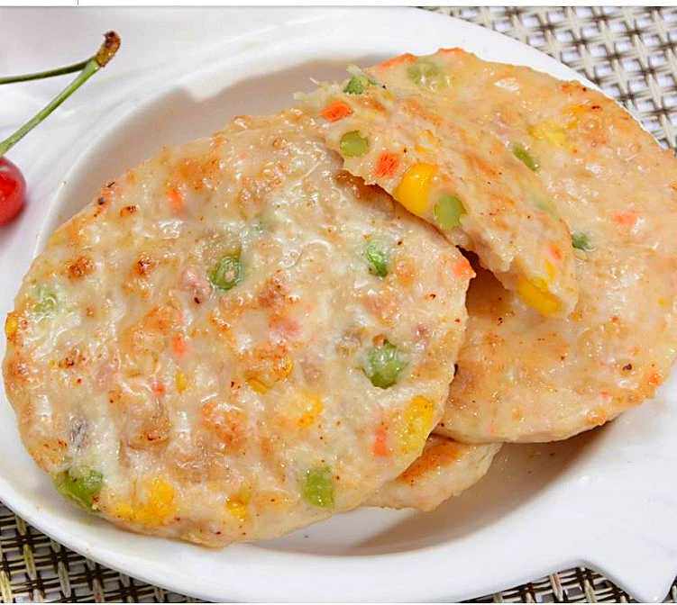 博远蔬菜汉堡饼田园肉派蔬菜鸡肉饼脆皮蔬菜饼手抓饼配料22片一包_虎窝淘
