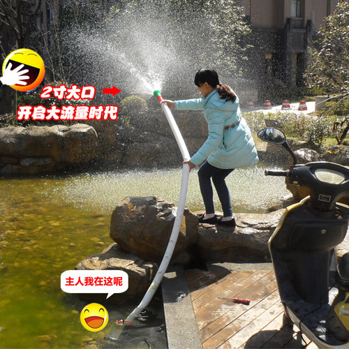 名磊12V24V48V60V伏直流潜水泵电瓶电动车农用灌溉家用小型抽水机 - 图0