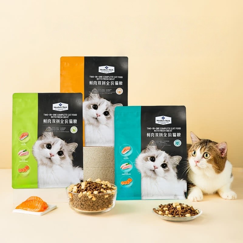 MM山姆鲜肉双拼全价猫粮6*900g鸡肉三文鱼毛发柔顺呵护肠胃膨化粮,淘宝优惠券,粉丝福利购,淘宝优惠卷