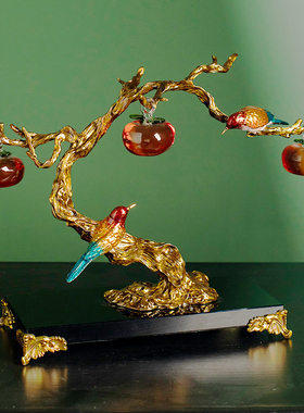 米乐珐琅彩摆件简约轻奢客厅