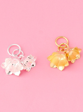 925纯银饰品配件 铃兰花吊坠 手工DIY串珠材料手链项链挂坠配饰