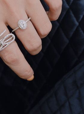 925银jollymolly小众设计师单钻