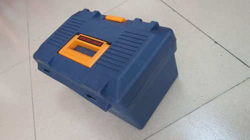 加厚手提ABS塑料工具箱超强抗压耐摔收纳外表磨砂涂层13/15/17A盒 - 图3