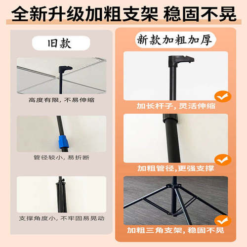 支架幕布投影家用投影幕布支架投影仪幕布支架落地投影布幕布壁挂 - 图1