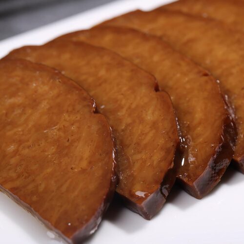 居士素食素火腿零食上海特产豆腐衣寺庙斋菜熟食素卤牛肉无防腐剂 - 图0