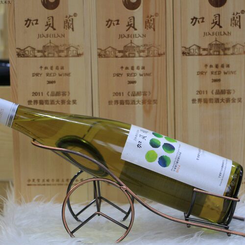 宁夏红酒晴雪酒庄加贝兰霞多丽2018干白葡萄酒国产750ml单 - 图0