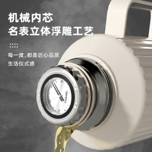 tomic高端大容量家用办公室焖泡壶保温壶焖茶壶热水壶茶水分离