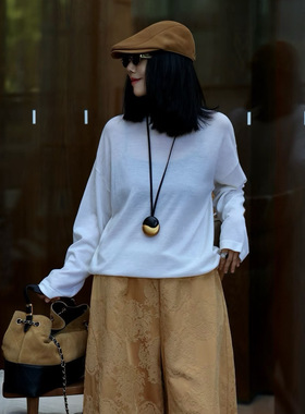 小众设计黑檀木搭配金属拉丝椭圆吊坠项链 黑色抽拉调节仿皮绳女