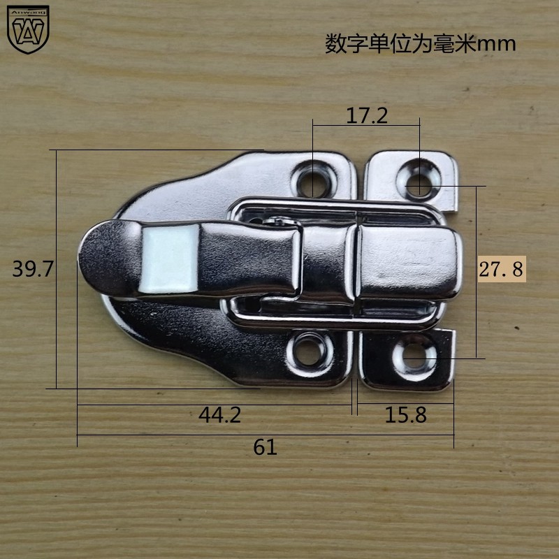 AW3007锁扣工具箱扣铁皮搭扣带锁扣子鸭嘴扣木箱铁皮箱扣卡扣_虎窝淘