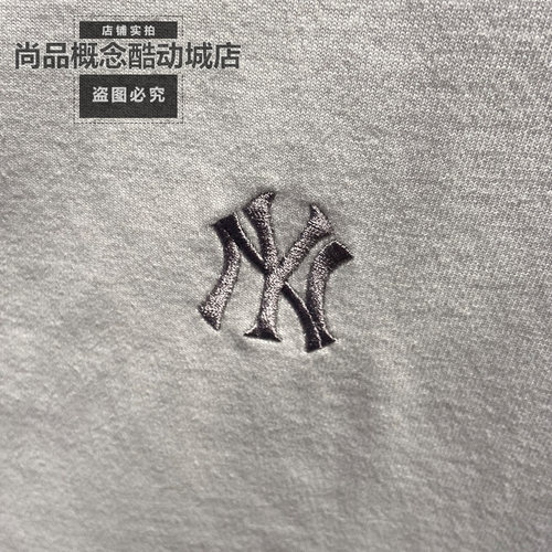 MLB春款情侣男女经典百搭短袖时尚休闲简约宽松透气T恤3ATSB0263 - 图1