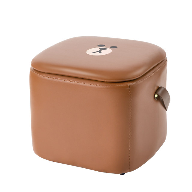 Line Brown Bear car storage stool