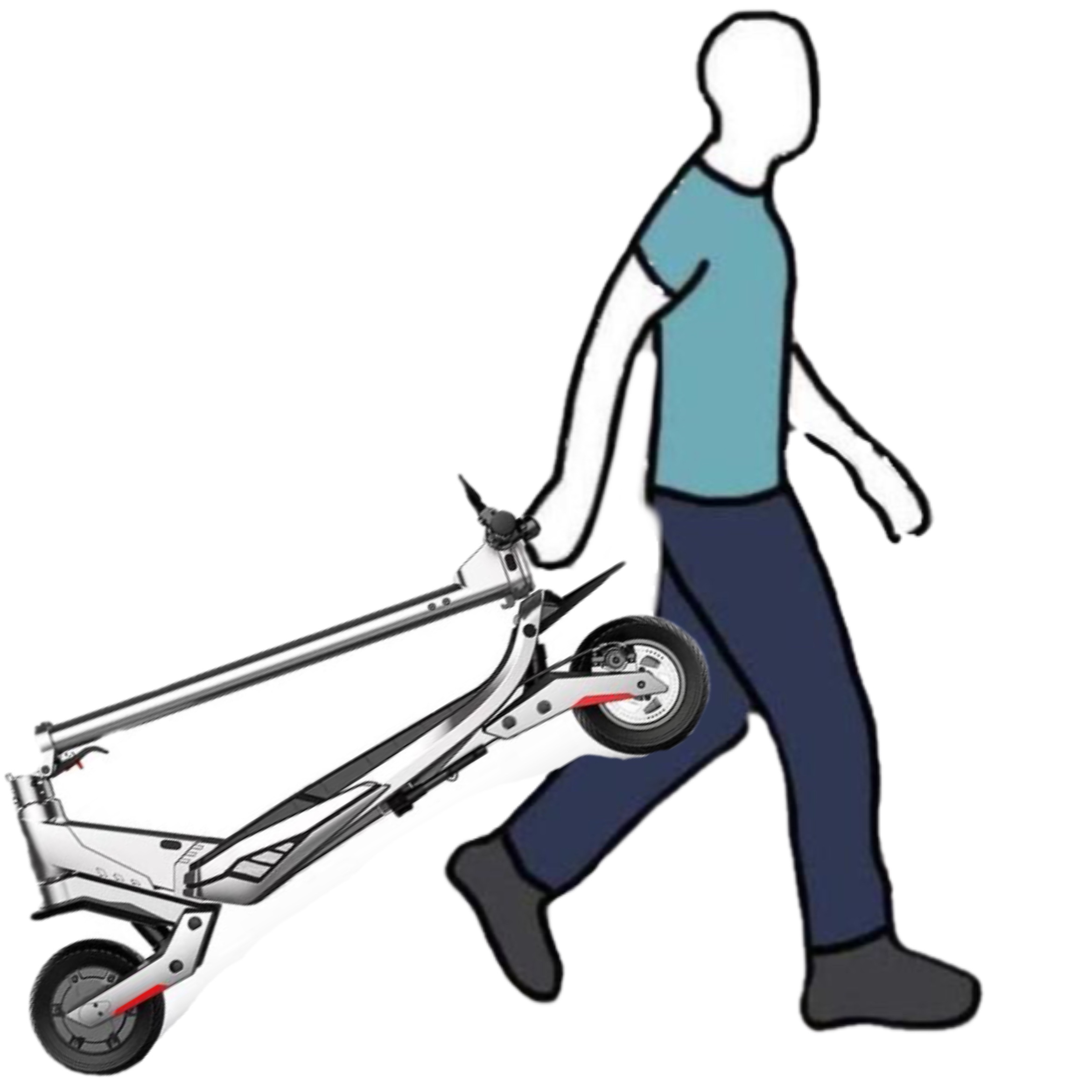 五星钻豹iwalk双减震小型高颜值电动滑板车『双12处理秒杀』,淘宝优惠券,粉丝福利购,淘宝优惠卷