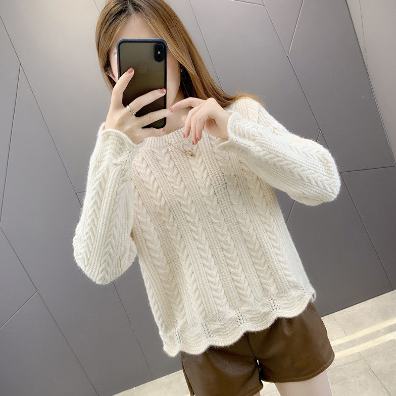 针织衫女秋冬2025新款小个子短款毛衣内搭打底设计感小众别致上衣,淘宝优惠券,粉丝福利购,淘宝优惠卷