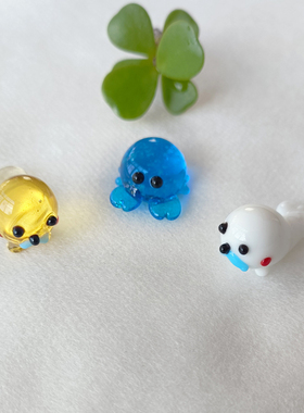 桌面摆件儿童玩具盆栽玻璃工艺品