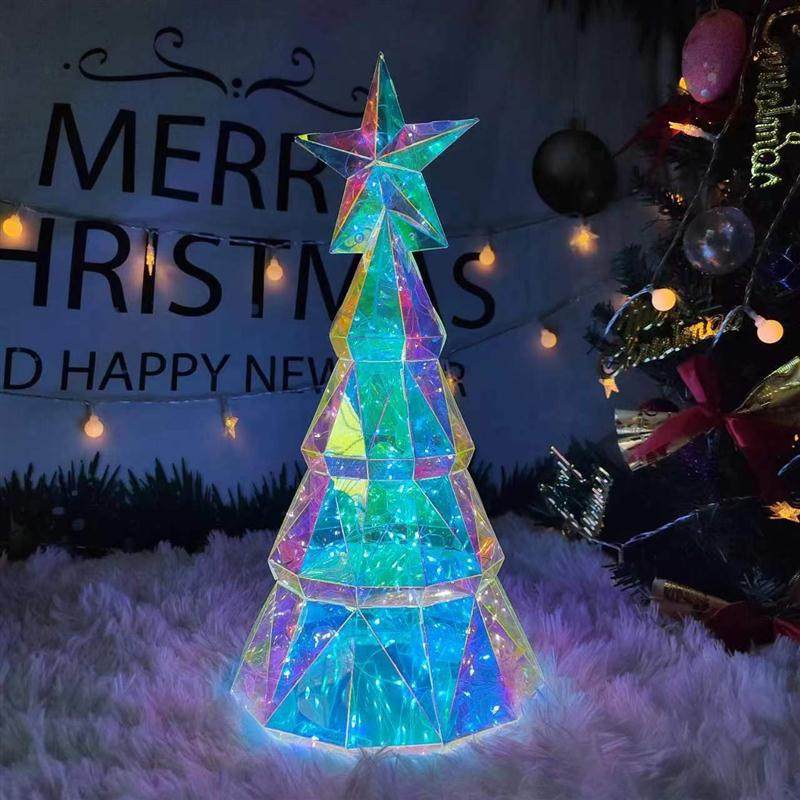 新款幻彩发光熊七夕节生日礼物送女生高级感摆件创意母亲节伴手礼