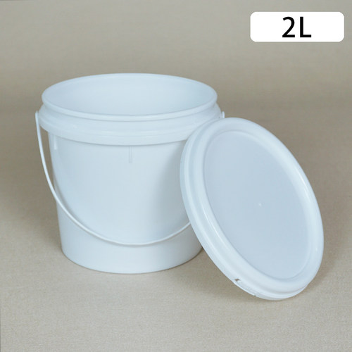 包装桶涂料桶2L4L6L8L塑料小号圆形带盖油漆桶密封桶防冻液桶空桶 - 图0