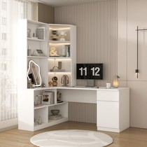 Corner Desk Bookshelf Dresser Style Cream Wind Combined Learning Table Computer Desk Bedroom Corner Bookcase