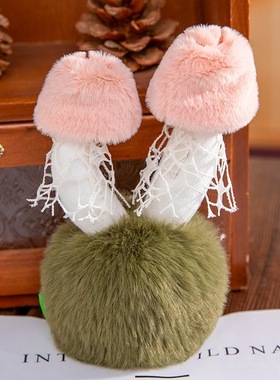 仿真植物野生菌子香菇鹿茸桌陪系列发财树盆栽车载家居摆件饰品