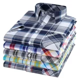 Летняя тонкая хлопковая рубашка для отдыха, свободный крой, большой размер