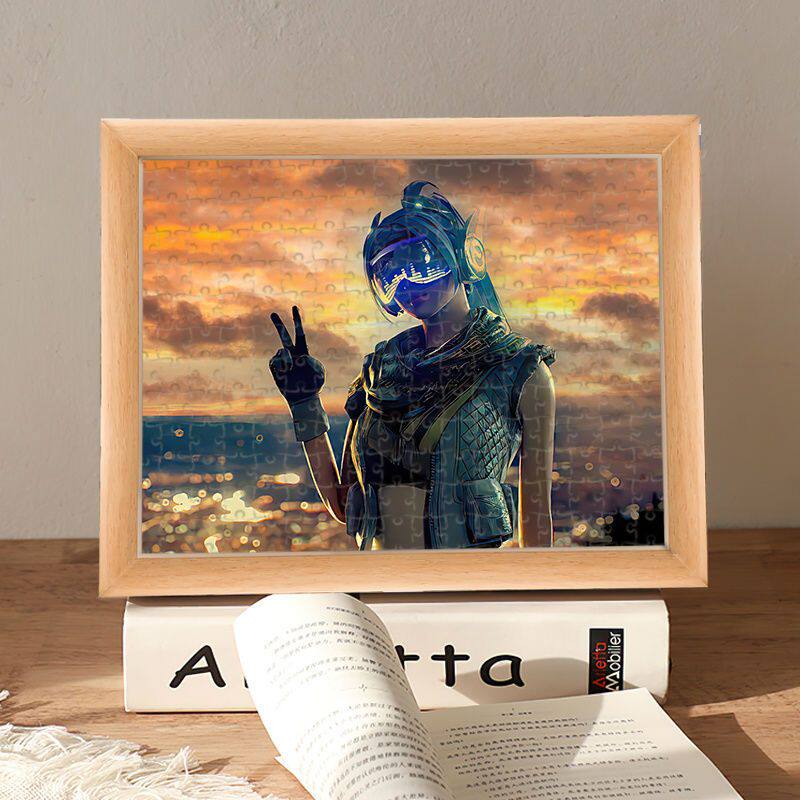 和平精英手办和平精英手办拼图益智游戏定制节日送礼生日和平精英吃鸡拼图摆件