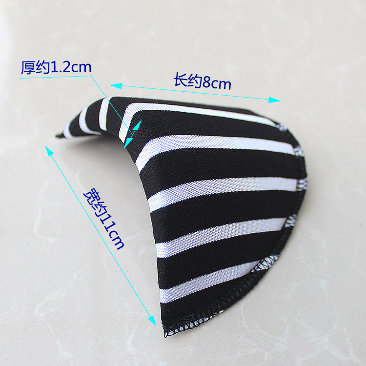 小号手缝垫肩神器防溜垮斜肩衣服女装辅料独家自制包棉海绵托肩衬 - 图2