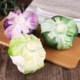 PU simulation cauliflower model vegetable purple broccoli props