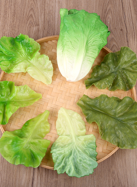 仿真生菜叶模型果蔬食物菡玄妙艺