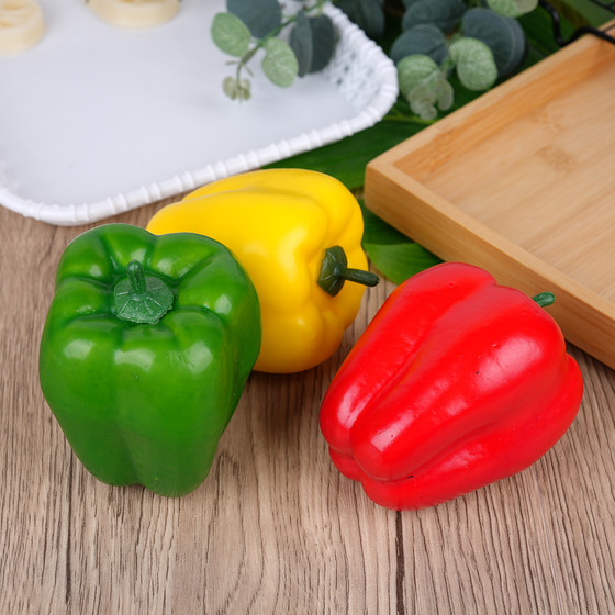 Simulated pepper model foam fake vegetable props ornaments