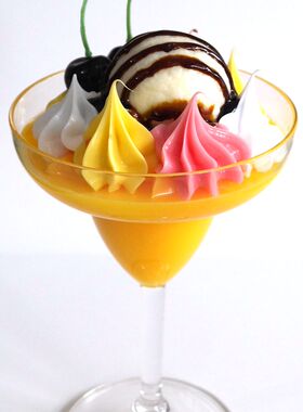仿真杯装冰激凌ice cream模型道具大雪糕碗假冰淇淋模型甜品雪糕