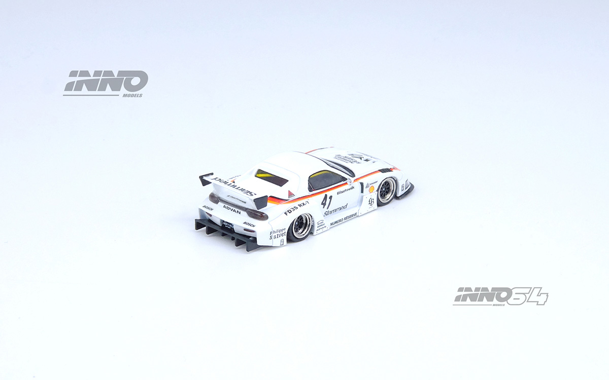 [CarBox] INNO 1:64 合金汽车模型车模 马自达 RX7 (FD3S) LBWK - 图2