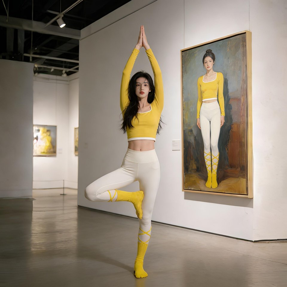 [限购2件-撞色方领裸感固定胸垫瑜伽长袖]运动健身普拉提上衣,淘宝优惠券,粉丝福利购,淘宝优惠卷