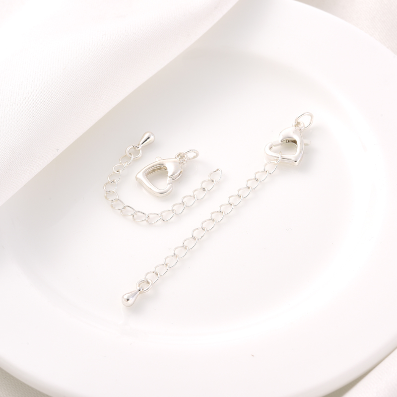 14K包金桃心扣尾链延长链手工DIY饰品配件项链手链可调节加长链条 - 图2