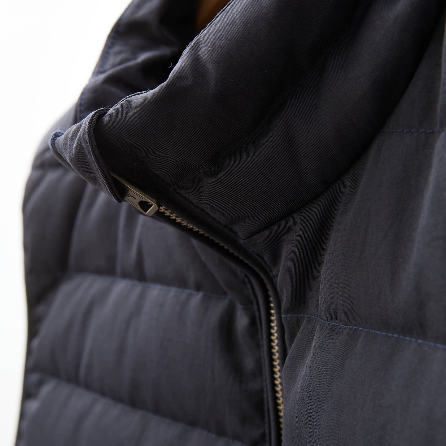 藏青色立领羽绒马甲女轻便保暖防风无袖背心拉链口袋0795,淘宝优惠券,粉丝福利购,淘宝优惠卷