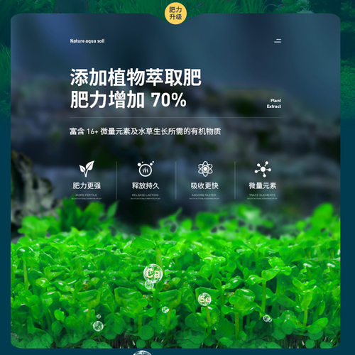 yee水草泥鱼缸底砂造景草缸底沙净水陶粒砂免洗不浑水亚马逊基肥 - 图0