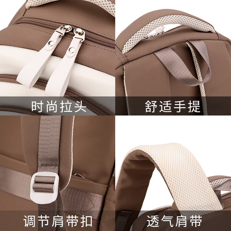 书包女生初中生大容量高中学生背包小学生4-6年级轻便防水双肩包,淘宝优惠券,粉丝福利购,淘宝优惠卷