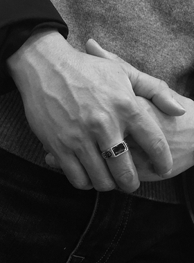 蒙歌原创民族风蒙古男款藏族戒指